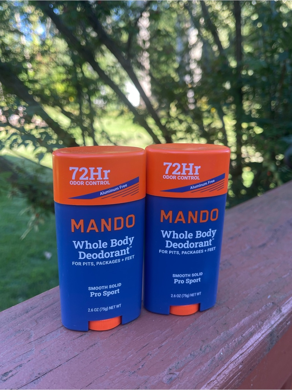 Whole Body Deodorant Smooth Solid Pro Sport — Navy & Orange